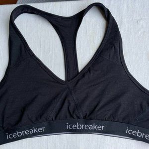 Icebreaker merino wool Sprite bra XL Black